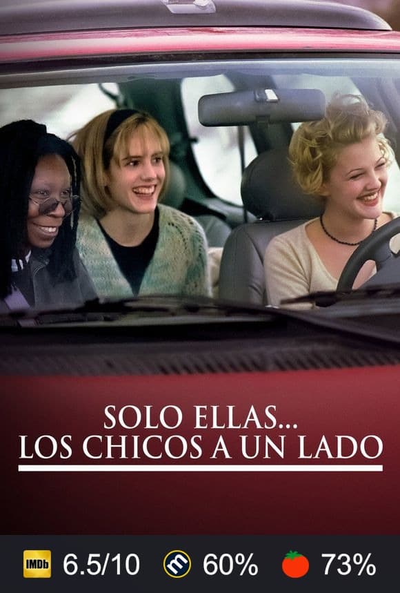 Cartel de Sólo ellas... los chicos a un lado