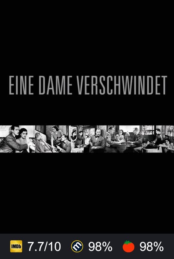 Poster von Eine Dame verschwindet