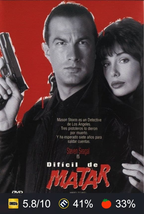 Cartel de Difícil de matar