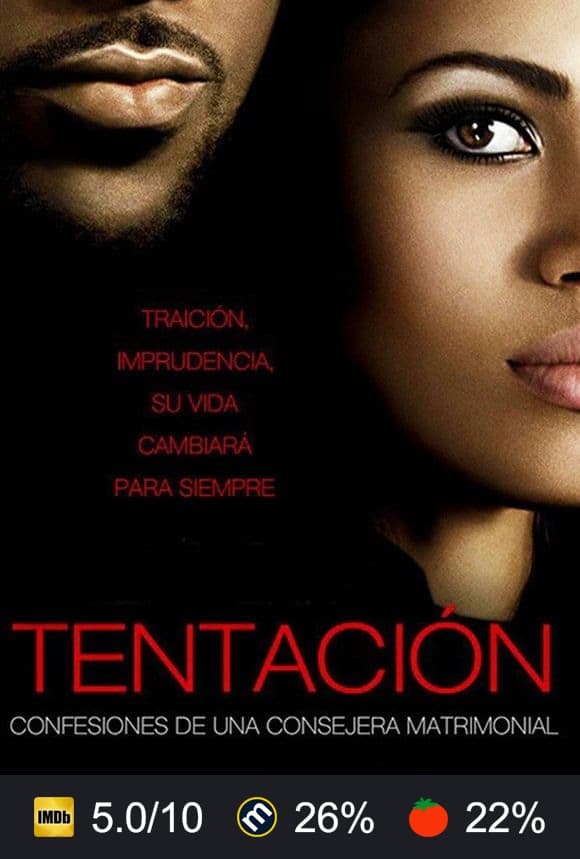Cartel de Tyler Perry’s Temptation: Confessions of a Marriage Counselor
