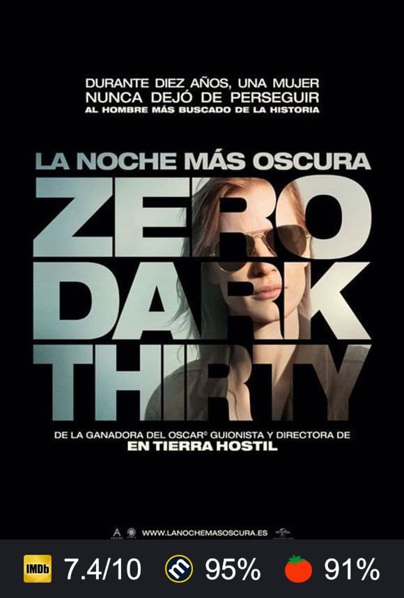 Cartel de La noche más oscura