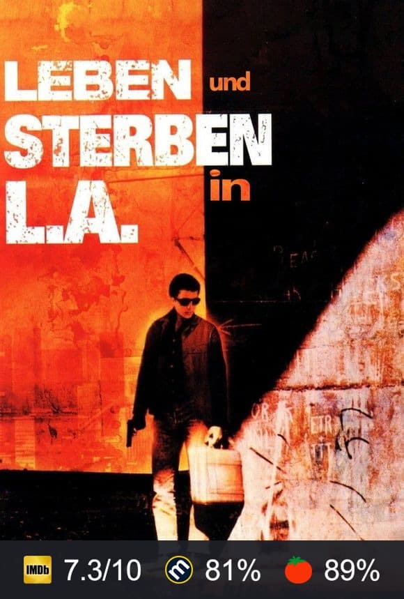 Poster von Leben und Sterben in L.A.