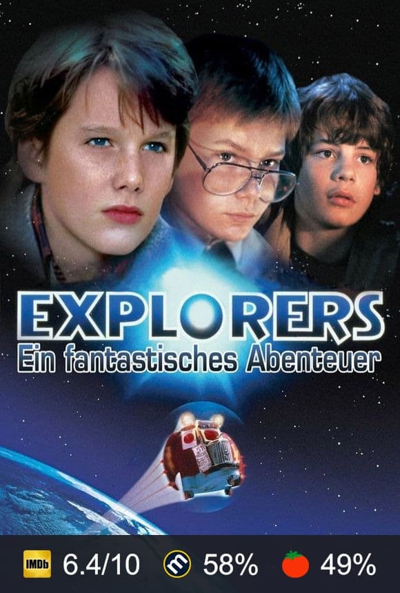 Poster von Explorers - Ein phantastisches Abenteuer