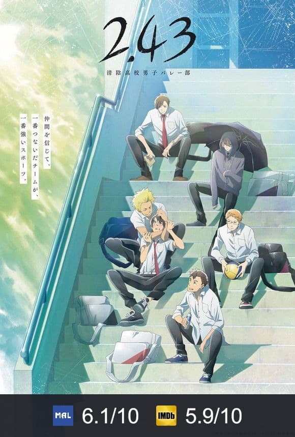 Cartel de 2.43: Seiin Koukou Danshi Volley-bu