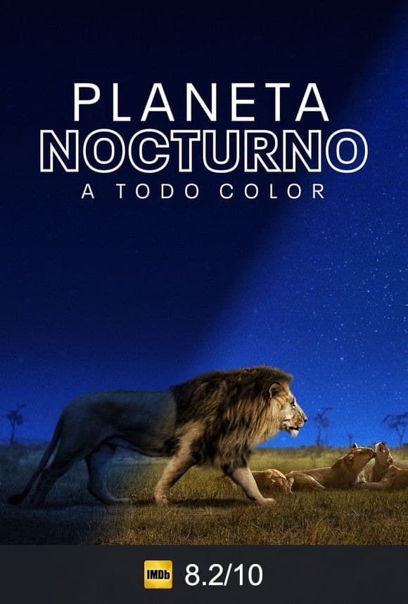 Cartel de Planeta nocturno: A todo color
