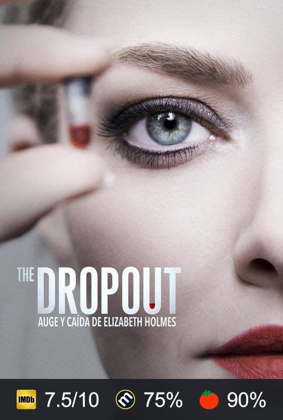 Cartel de The Dropout: Auge y caída de Elizabeth Holmes
