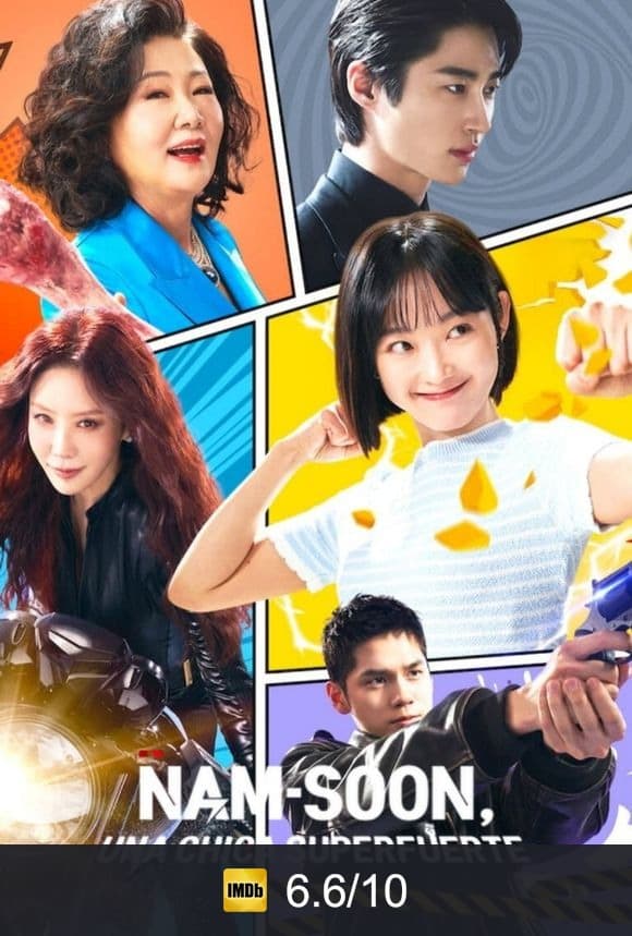 Cartel de Nam-soon, una chica superfuerte