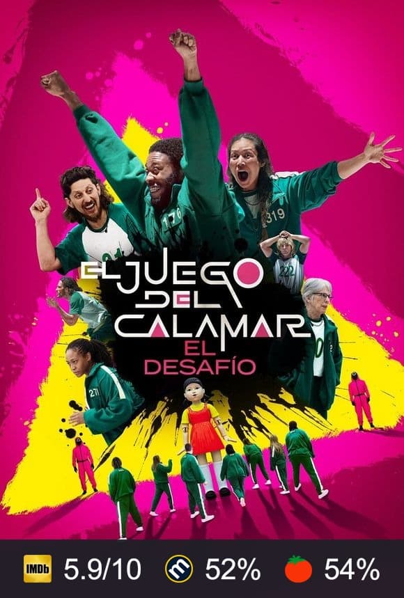 Cartel de El juego del calamar: El desafío