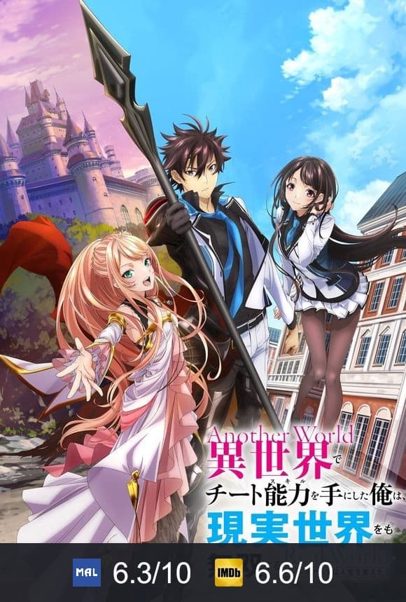 Cartel de Isekai de Cheat Skill wo Te ni Shita Ore wa, Genjitsu Sekai wo mo Musou Suru - Level Up wa Jinsei wo Kaeta