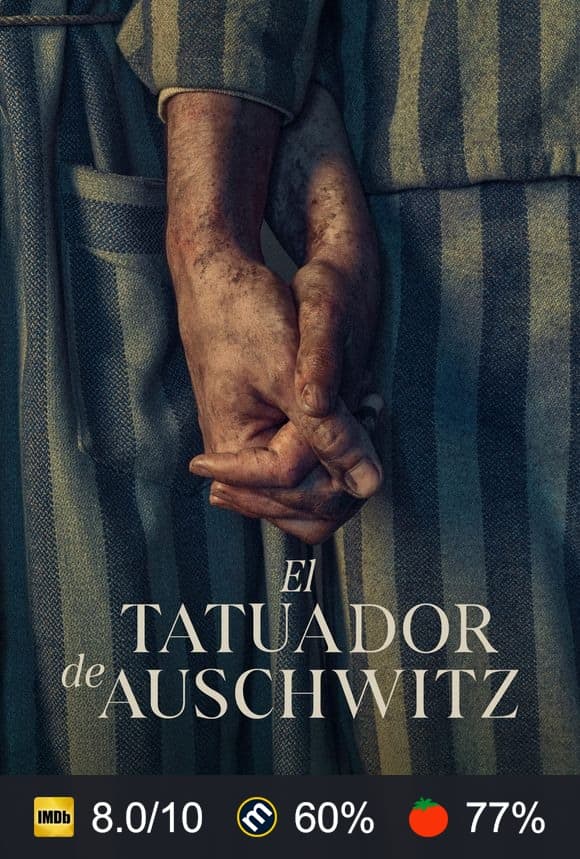 Cartel de El tatuador de Auschwitz