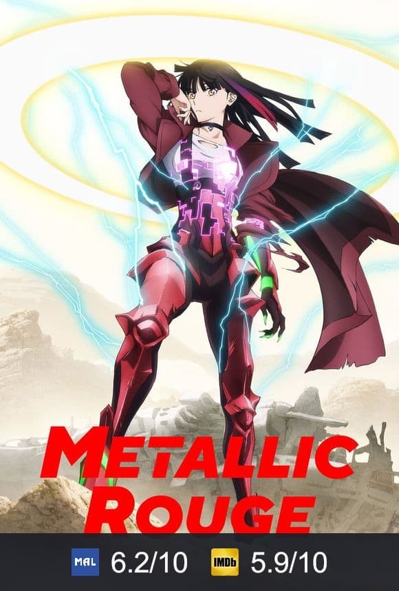 Poster von Metallic Rouge