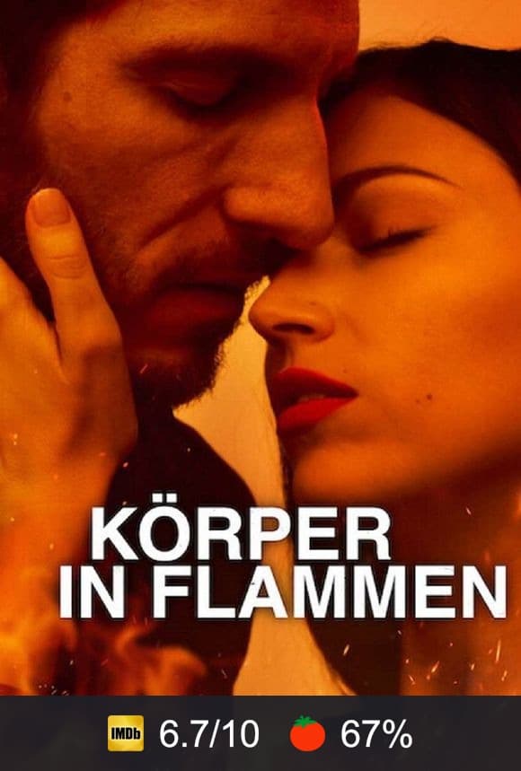 Poster von Körper in Flammen