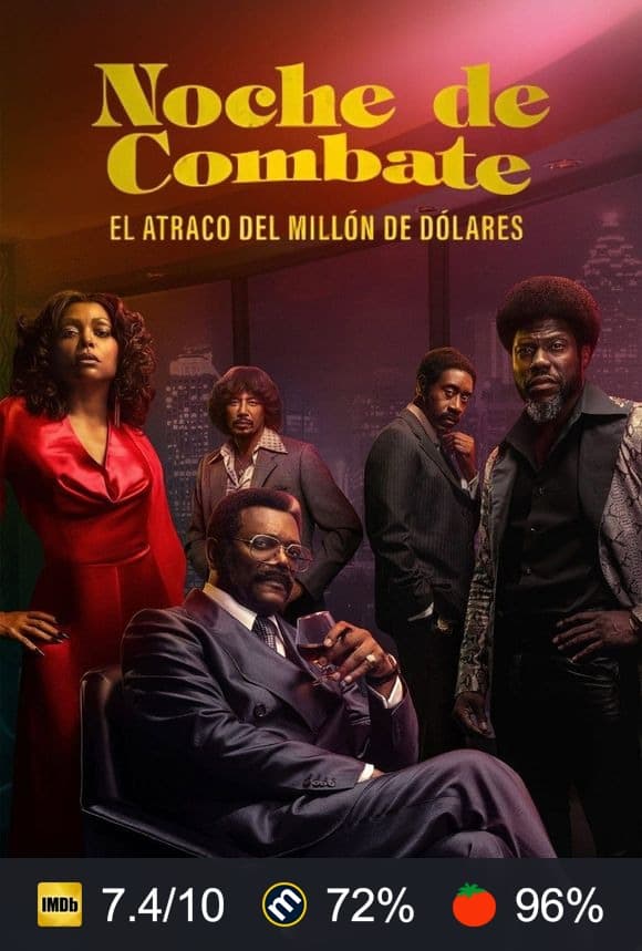Cartel de Noche de combate: el atraco del millón de dólares
