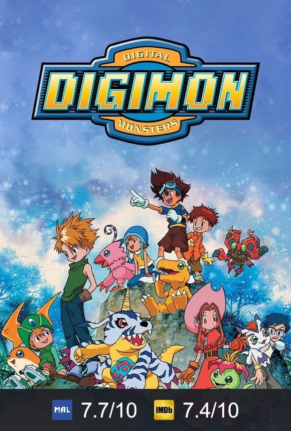 Cartel de Digimon Adventure