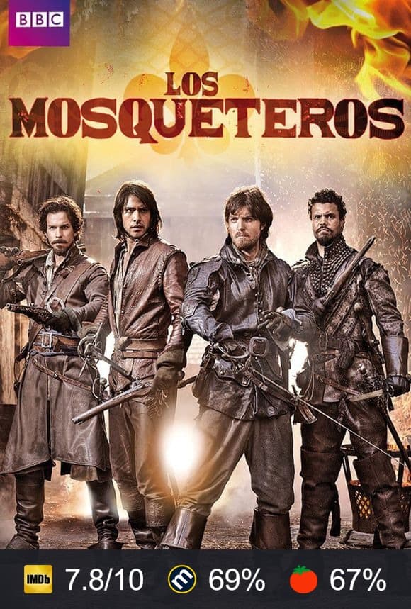 Cartel de Los mosqueteros