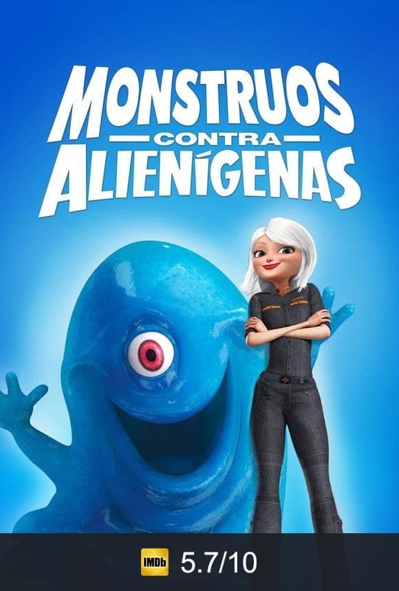 Cartel de Monstruos contra alienígenas