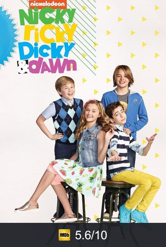 Cartel de Nicky, Ricky, Dicky y Dawn