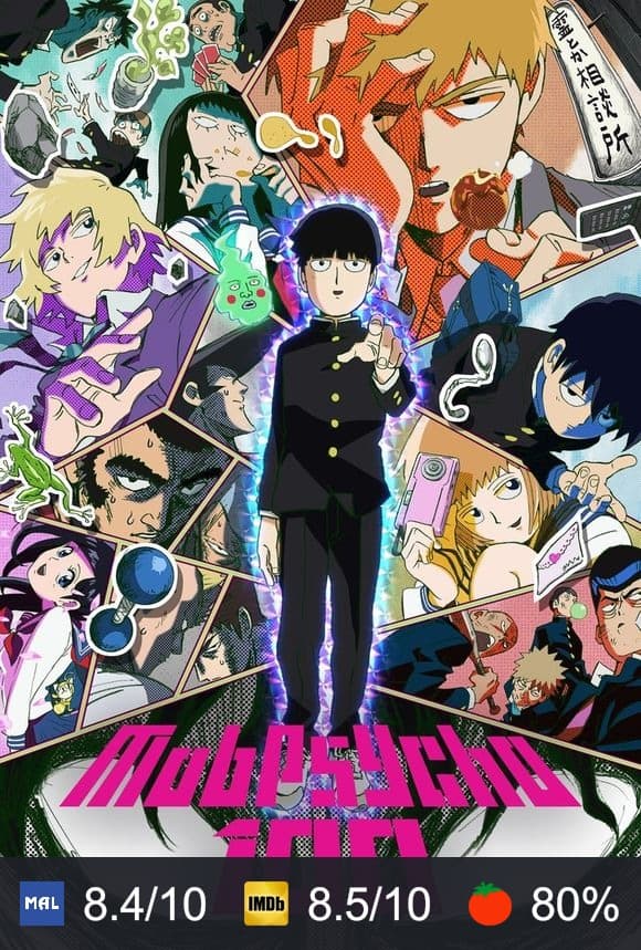 Cartel de Mob Psycho 100