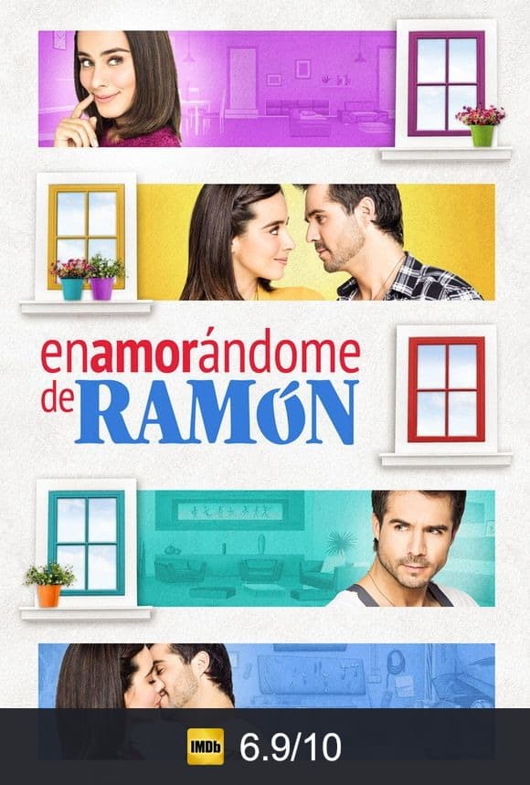 Cartel de Enamorándome de Ramón
