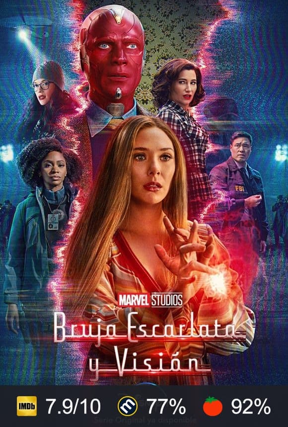 Cartel de Bruja Escarlata y Visión