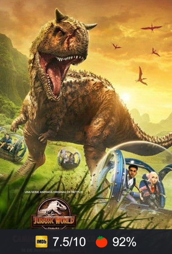 Cartel de Jurassic World: Campamento Cretácico